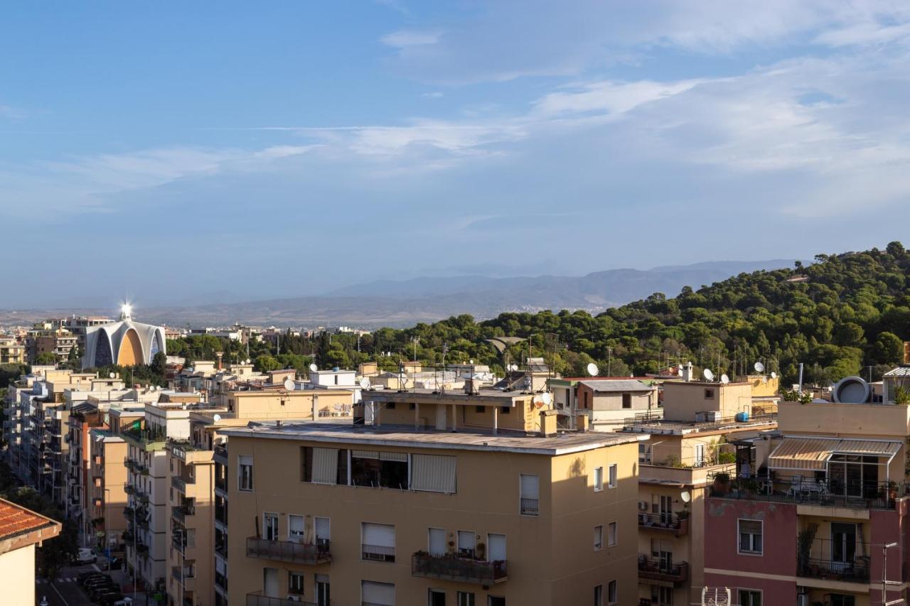 Terrazza61 - Appartamento Con Vista Spettacolare Sulla Citta Di Κάλιαρι Εξωτερικό φωτογραφία